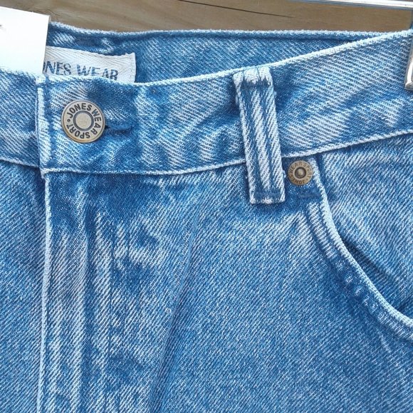 Vintage 90's NWT Jones Wear Sport High Rise Curvy Light Wash Denim - Picture 4 of 8